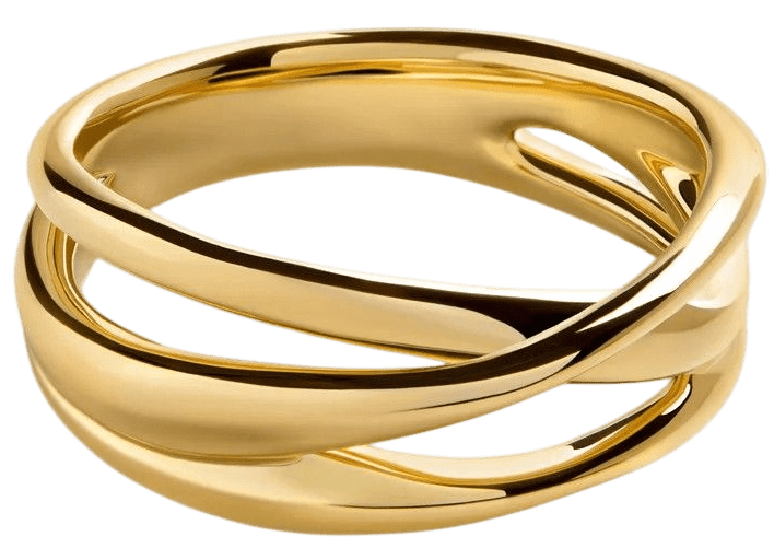 Golden type 1 ring