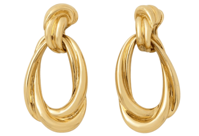 Chained earrings