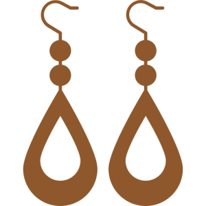 Icône boucles d'oreilles